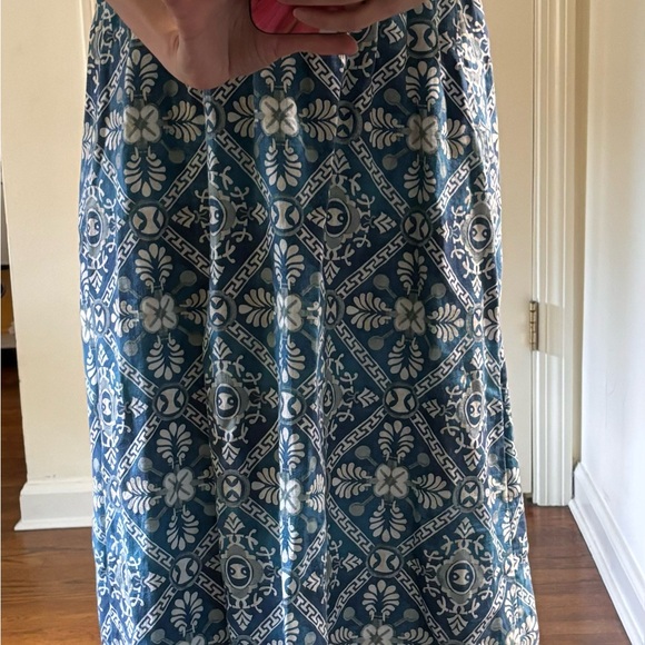 Unsubscibed Blue Mosaic Tile Skirt — XXS - Picture 3 of 4